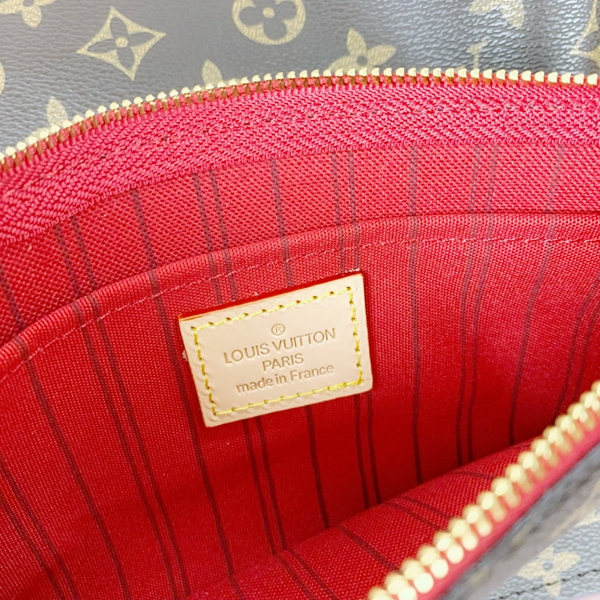 ルイヴィトンバッグ素材ディテール